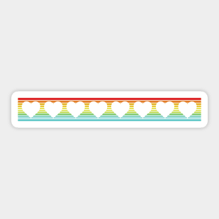 Rainbow Love Sticker